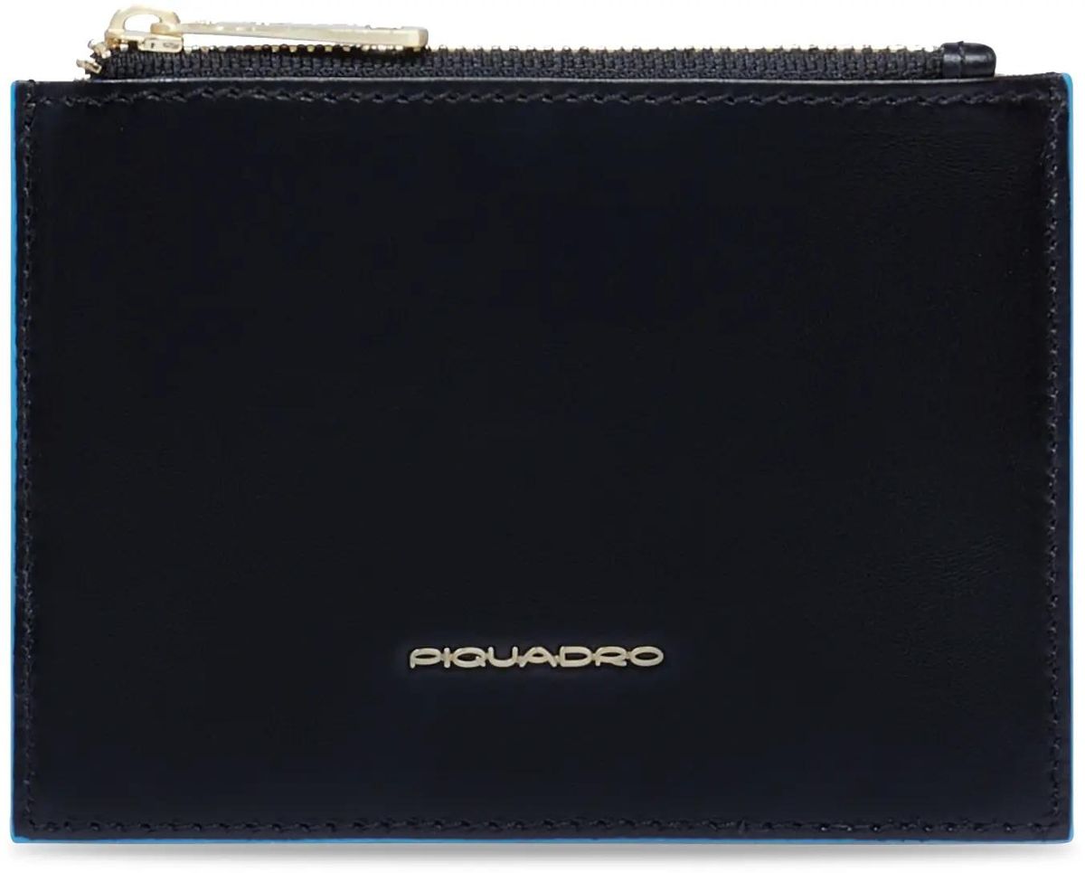 Кошелек женский Piquadro Blue Square, кожа натуральная, черный [pp6659b2r/n]